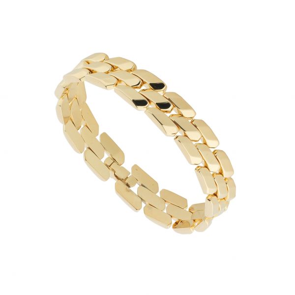 Buy JewelryGift Classic Chain Bracelet Gold Plated Adjustable Hand Band  Italian Designer Collection Jewellery for Girls Women BB 2 110 at Amazon.in
